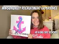 My Sorority Recruitment Experience Auburn University