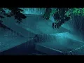 Fall Asleep In 3 Minutes 🌧️ Heavy Rain And Thunder On Tin Roof For Deep Sleep And Stress Relief #1