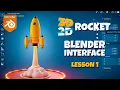 Blender Beginner Tutorial - Part 1 Interface