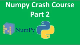 Numpy Crash Course in 90 Minutes Part 2 Numpy Python Tutorial Numpy Full Course Kgp Talkie