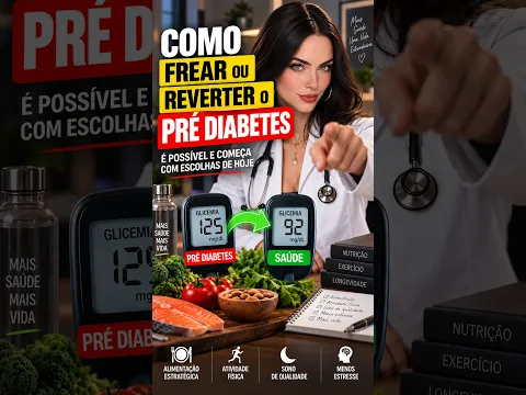 Como Frear e Reverter O Pré Diabetes #diabetes #saude