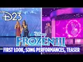 Frozen III - D23 First Look New Song Performances by Kristen Bell Idina Menzel Josh Gad Teaser