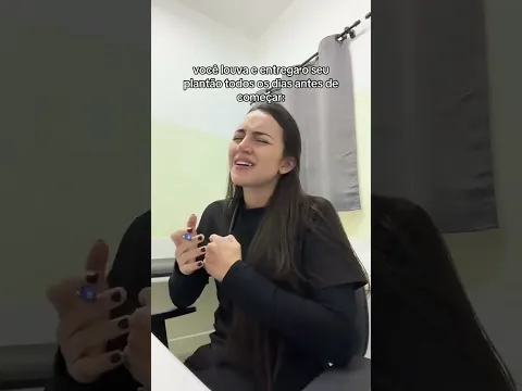 é assim todo dia antes do plantão!