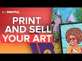 Top 4 Print-on-demand Products to Sell your Wall Art Artwork Online