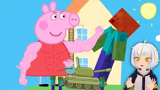 Peppa Pig vs Zombies | ChuyMine REACCIONA a Peppa Pig