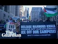Download Lagu Protests in New York over attempt to deport Palestinian activist Mahmoud Khalil
