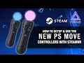 HOW TO SETUP THE NEW PS MOVE CONTROLLERS ZCM2 FOR STEAMVR PS Move SteamVR Gameplay