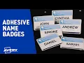 Avery Name Badges and Tags CANADIAN ENG