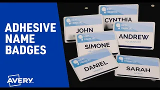 Avery Name Badges and Tags CANADIAN ENG