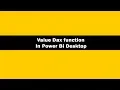 value dax function in power bi value dax function in power bi desktop value function