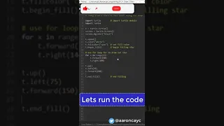 Turtle in Python - Draw 2 Stars