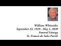 St Francis de Sales Parish Morgantown Funeral Mass for William Whitesides