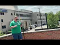 Ann Arbor union workers rally with Yousef Rabhi at city hall