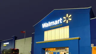 POV Shopping at Walmart in Scarborough Ontario Canada - January 2023
