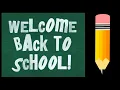 Welcome - Back To School Background Banner 9