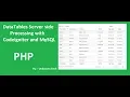DataTables Server side Processing with Codeigniter and MySQL BY Unknown Tech