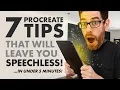 7 PROCREATE TIPS that will leave you SPEECHLESS