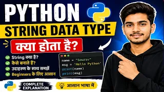Python String Data Type Python Programming String Data Type
