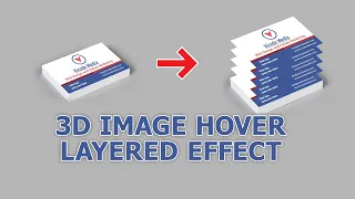 3D Image Hover Layered Effect CSS HTML