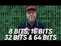 8 bits 16 bits 32 bits 64 bits and nibbles