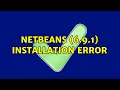 Ubuntu Netbeans 6 9 1 installation error
