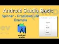 Android Spinner Example - Android Studio Tutorial