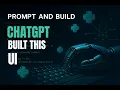 ChatGPT Built My Frontend Connect Your Python API to a Web UI in Minutes