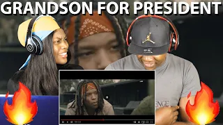 king von grandson for president problems reaction