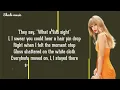Taylor Swift - right where you left me (Lyrics)