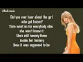 Download Lagu Taylor Swift - right where you left me (Lyrics)