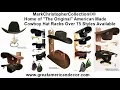 Cowboy Hat Holders For your home ranch office or Truck Made in America