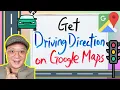 How to Get Driving Directions on Google Maps - Smartphones Easy Guide for Seniors