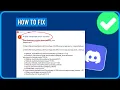 How to Fix Discord A Fatal JavaScript Error Occurred