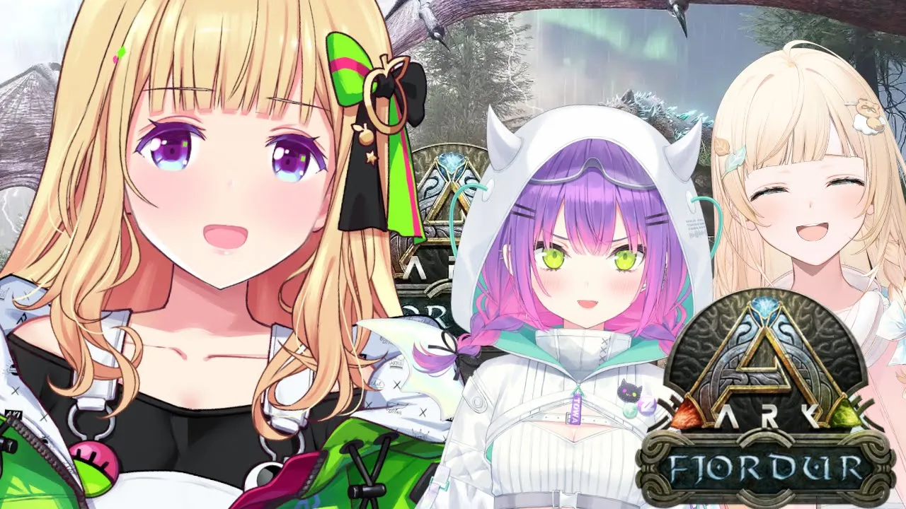 【ARK | Fjordur】デイノ育てる！もしかしたら大ボス？レベリング！【アキ・ローゼンタール/ホロライブ】
