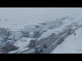 Chaos in Canada! Extreme sneeuwstormen veroorzaken veel ongelukken in Calgary, Alberta! Het verke...