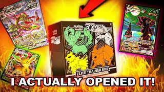 PROOF I OPEN EVERYTHING - EVOLVING SKIES Elite Trainer Box Pokemon Cards Opening