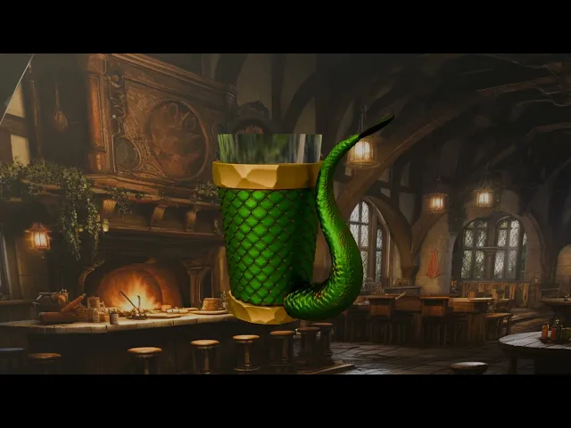 Dragon Tail Pint Glass Holder / Koozie video thumbnail