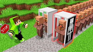 Fiz um SCANNER para DESCOBRIR o VILLAGER do MAL no Minecraft!