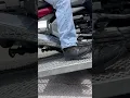 G6 Goldwing in and out of 5 x9 U-Haul trailer No problem
