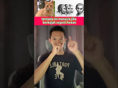 TERNYATA INI MANUSIA JIKA BERWAJAH SEPERTI HEWAN #shorts