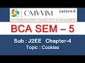 BCA sem-5 J2EE Chapter-4 Cookies Omvvim College Morbi