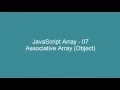 JavaScript Array - 07