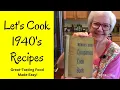 LET S COOK MOM S RECIPES FROM 1940 S VINTAGE COOKBOOK