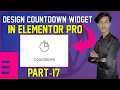 How to add countdown widget in Elementor Pro Elementor Pro countdown timer widget Part-17