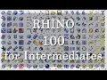 Rhino Tutorial 100 Commands for Intermediates