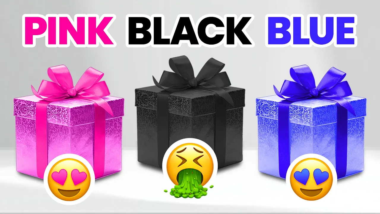 Choose Your Gift! 🎁 Pink, Black or Blue 💗🖤💙