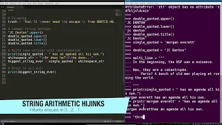 Python 3 Programming Course 4 - Strings