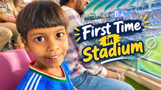 1st Time Stadium Me Match Dekha Shreya π