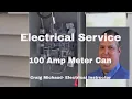 Wire Line side of a 100amp Meter can
