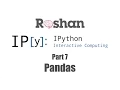 7 Pandas - IPython Notebook Tutorial